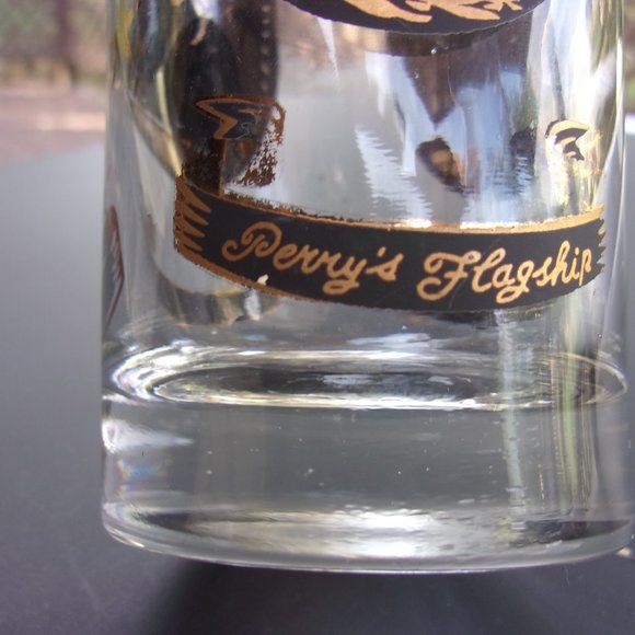Vintage Libbey Andrew Jackson /Perry's Flagship Glass from 1960s - Picture 9 of 10